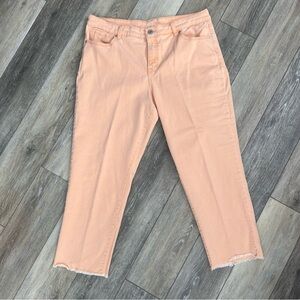 Peach Capri Jeans